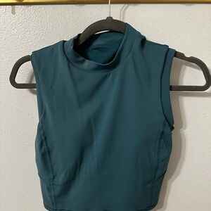 Teal Sleeveless Women's Top